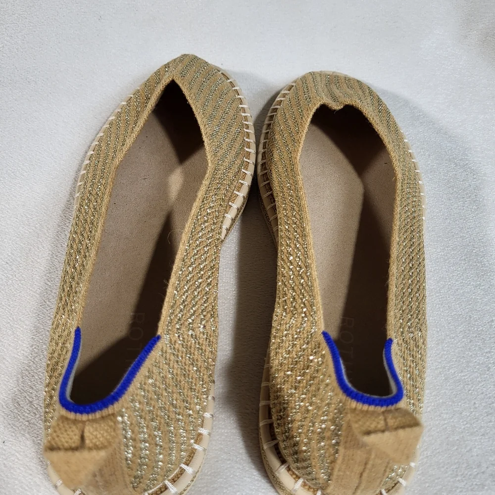 Rothy's Tan Espadrilles Slip-On Comfort Women’s Size 10.5